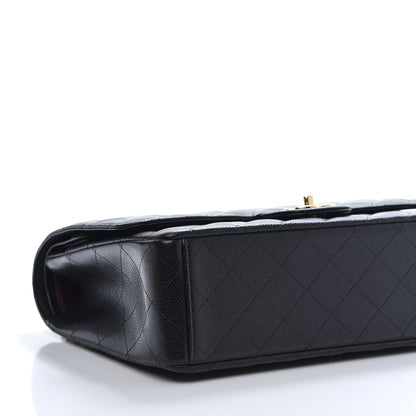 Chanel Caviar Quilted Maxi Double Flap Black 6 of 11