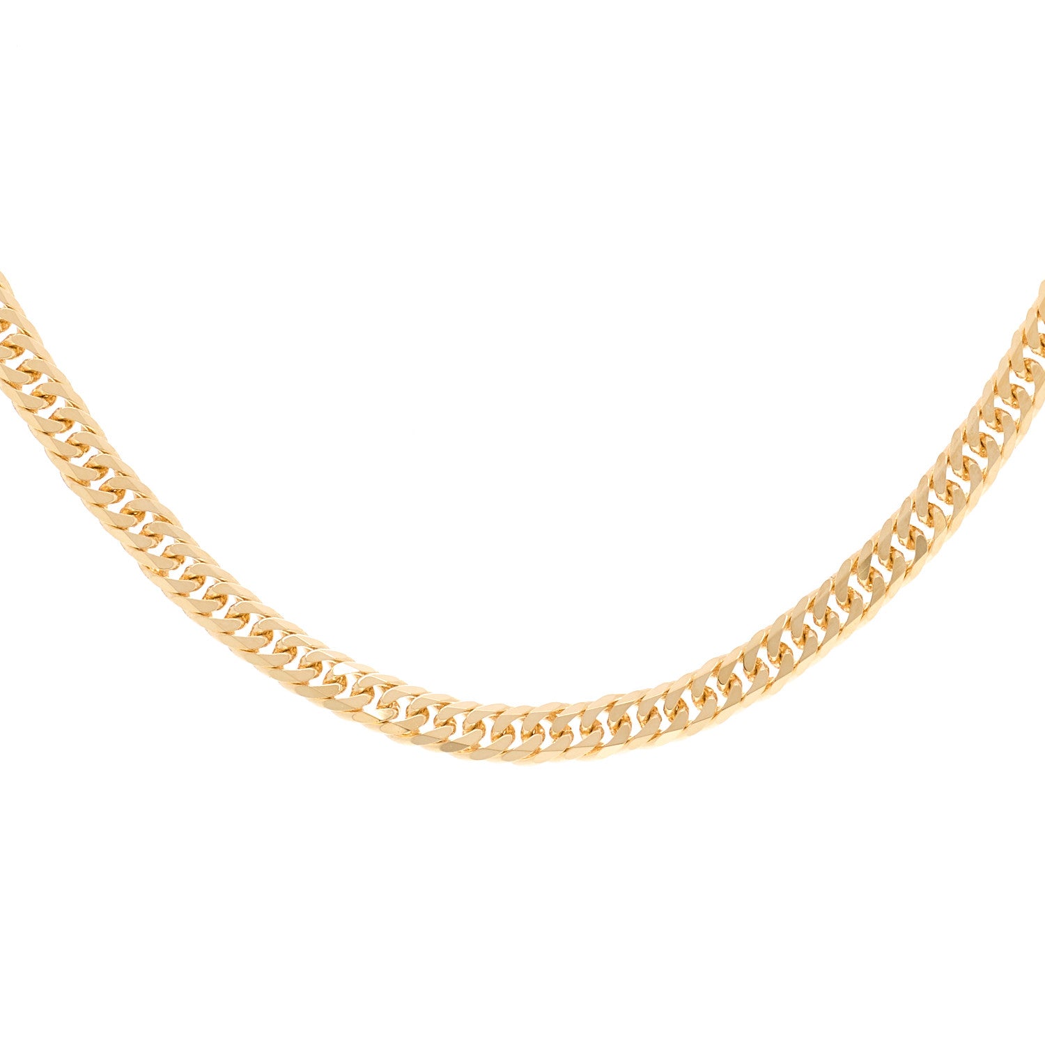 Parker & West by FASHIONPHILE 18K Yellow Gold Curb Chain Necklace 17.75" 4 of 6