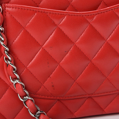Chanel Lambskin Quilted Medium Double Flap Red 8 of 11