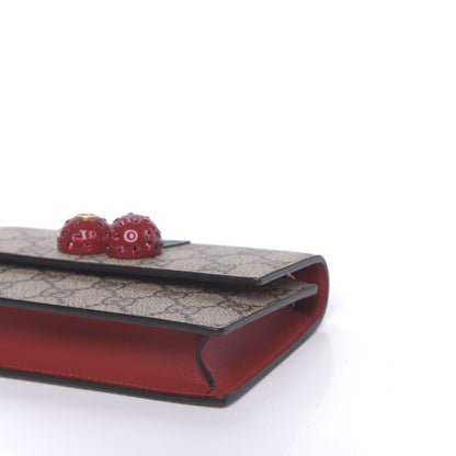 Gucci GG Supreme Monogram Mini Cherry Chain Bag 8 of 9