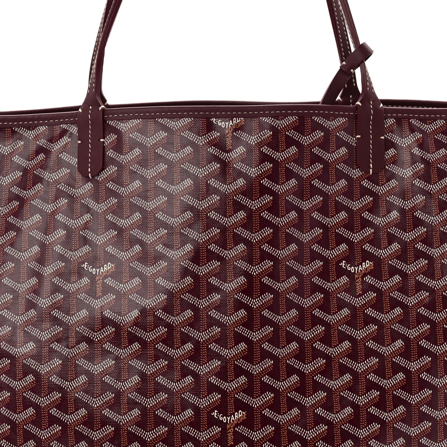 Goyardine Reversible Anjou GM Burgundy