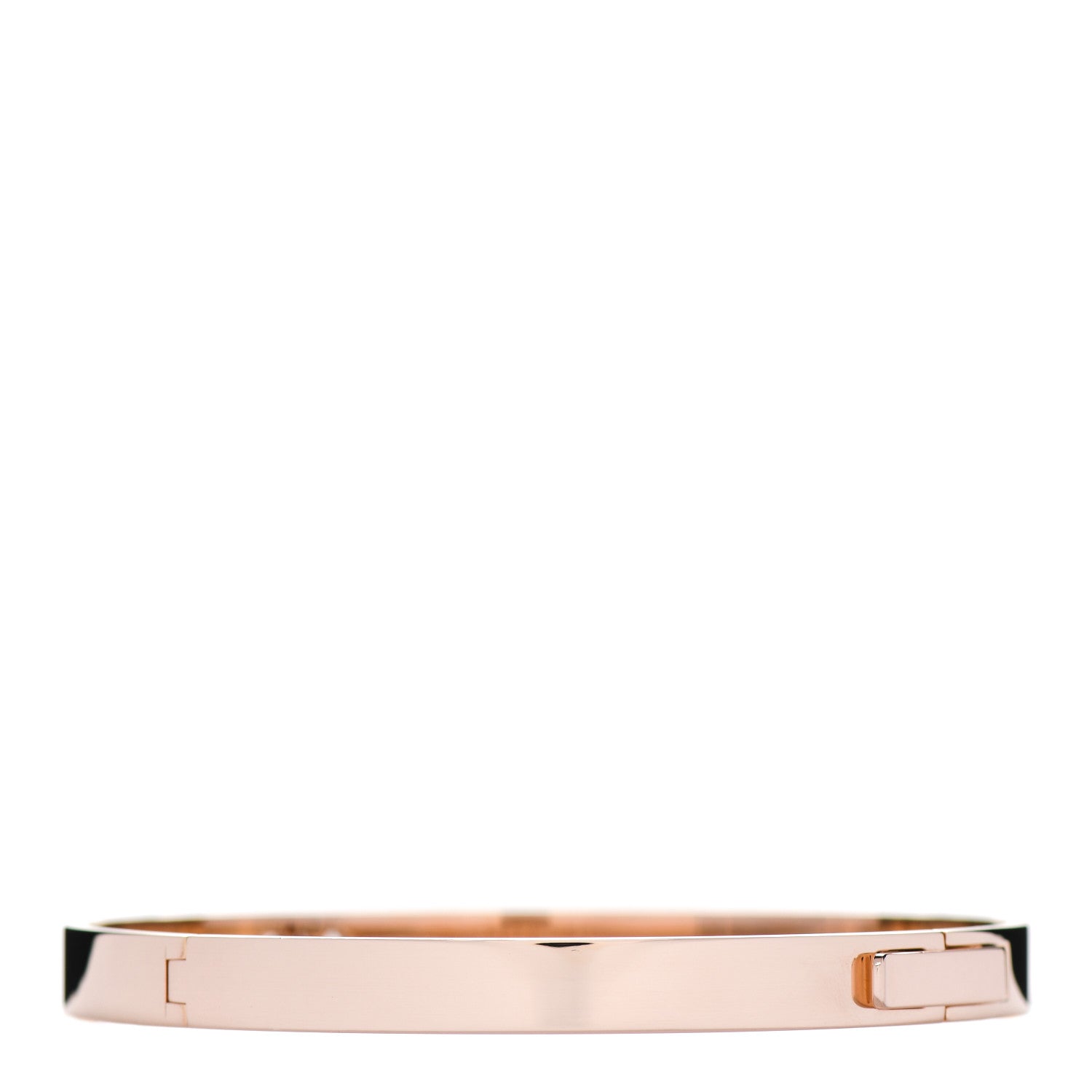 Hermes 18K Rose Gold Diamond PM H D'Ancre Bracelet SH 2 of 3