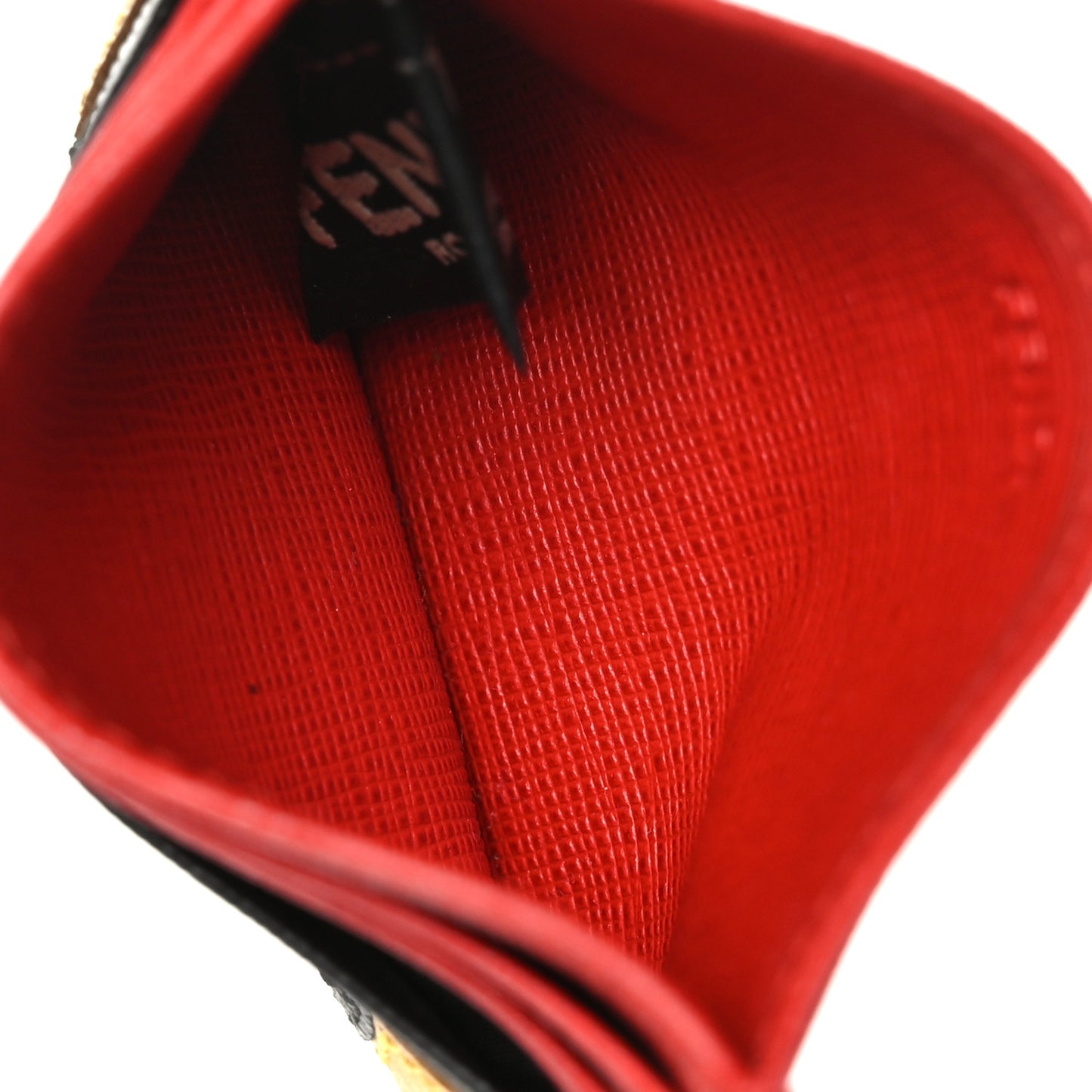Vitello Elite Monster Eyes Card Holder Black Yellow Red