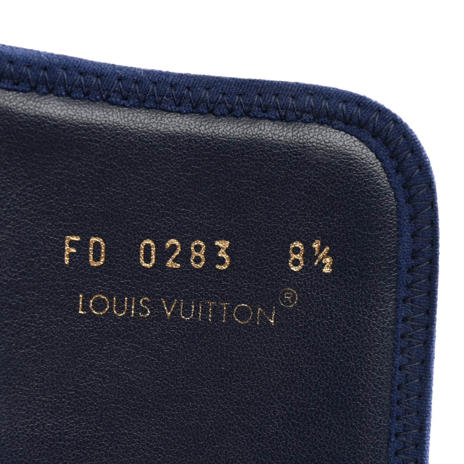 Louis Vuitton Monogram Mens Miami Mules 8.5 Navy Blue 9 of 9