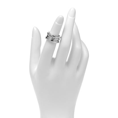 Bulgari 18K White Gold B.Zero1 Three-Band Ring 48 4.5 2 of 6