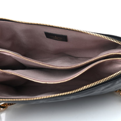 Louis Vuitton Lambskin Embossed Monogram Coussin PM Black 5 of 9