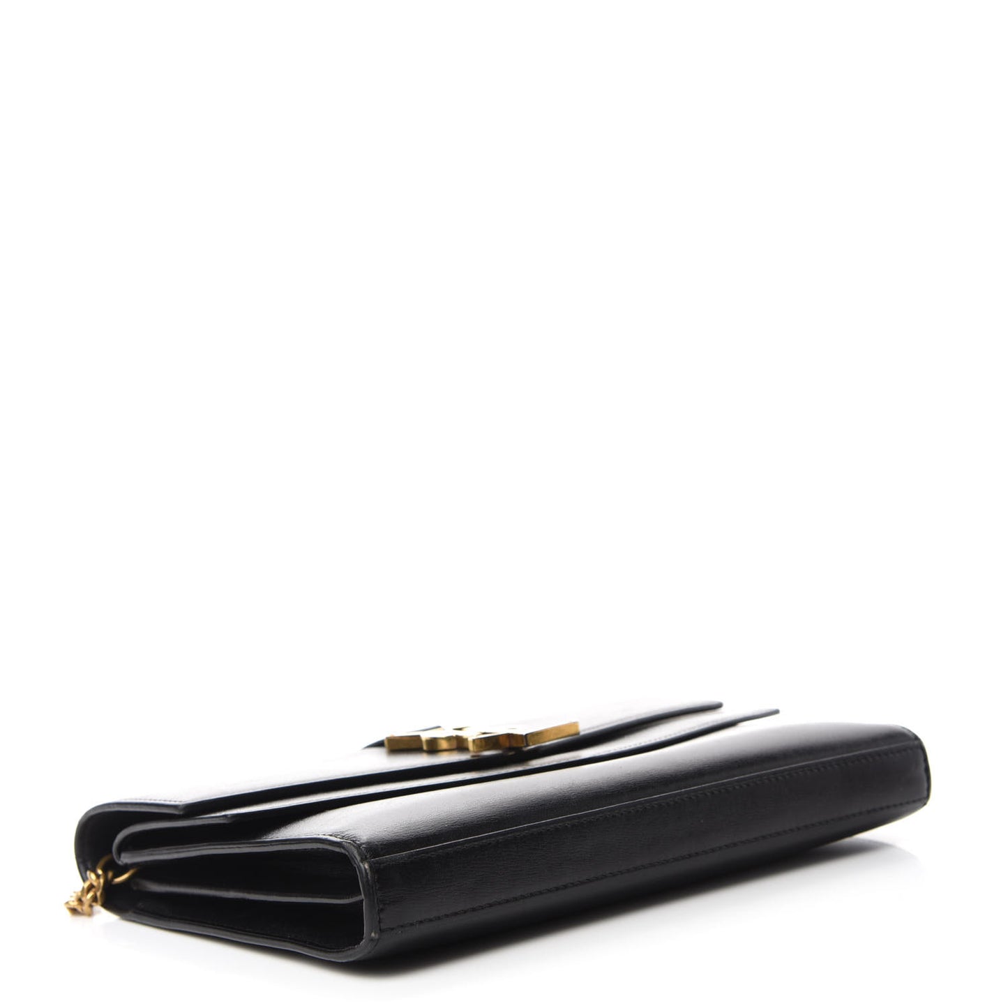 Smooth Calfskin Monogram Sulpice Chain Wallet Black
