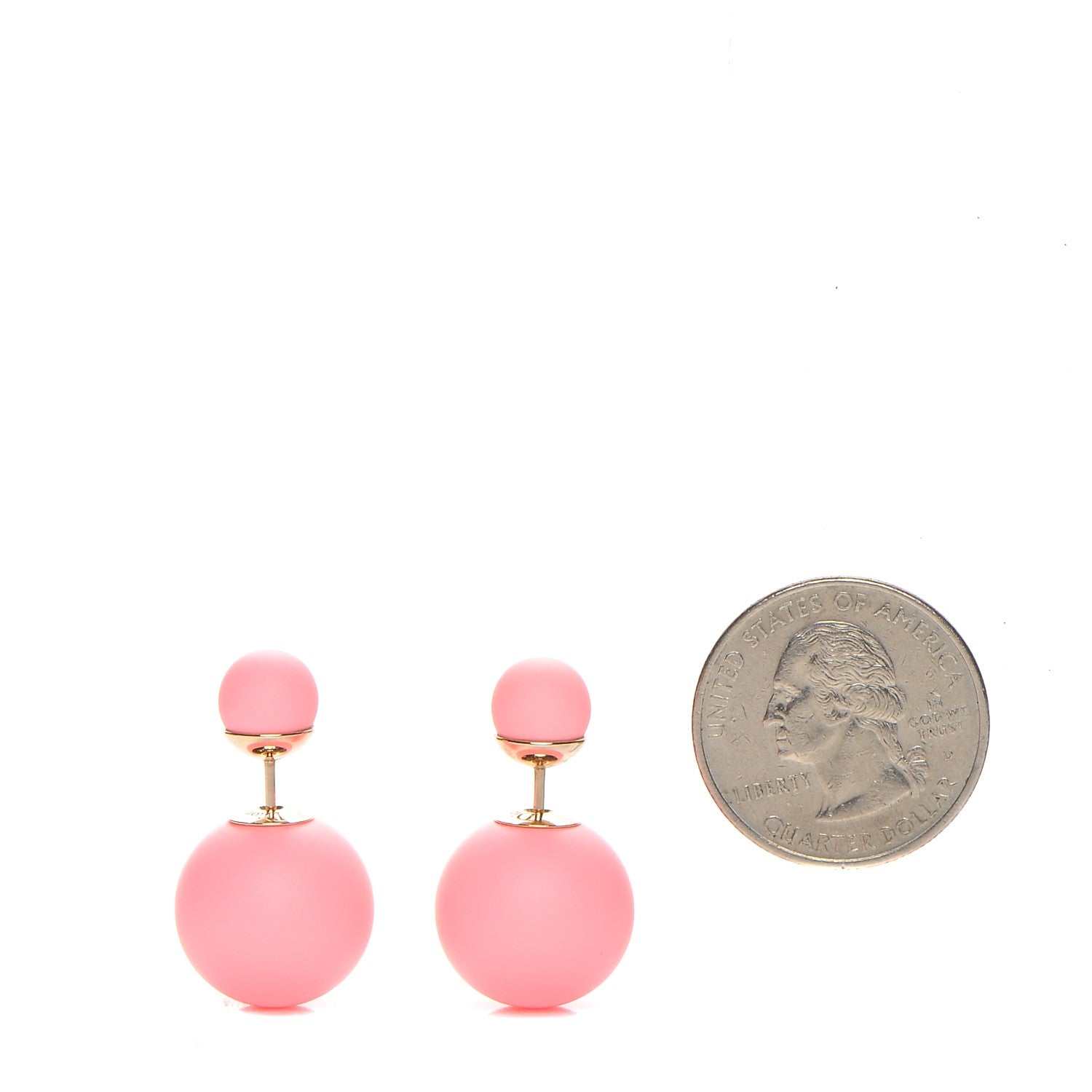 Christian Dior Mise En Dior Tribal Earrings Pink 2 of 5