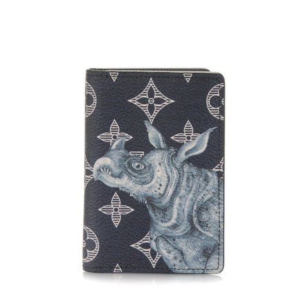 Louis Vuitton Savane Monogram Chapman Rhinoceros Pocket Organizer Encre 1 of 7