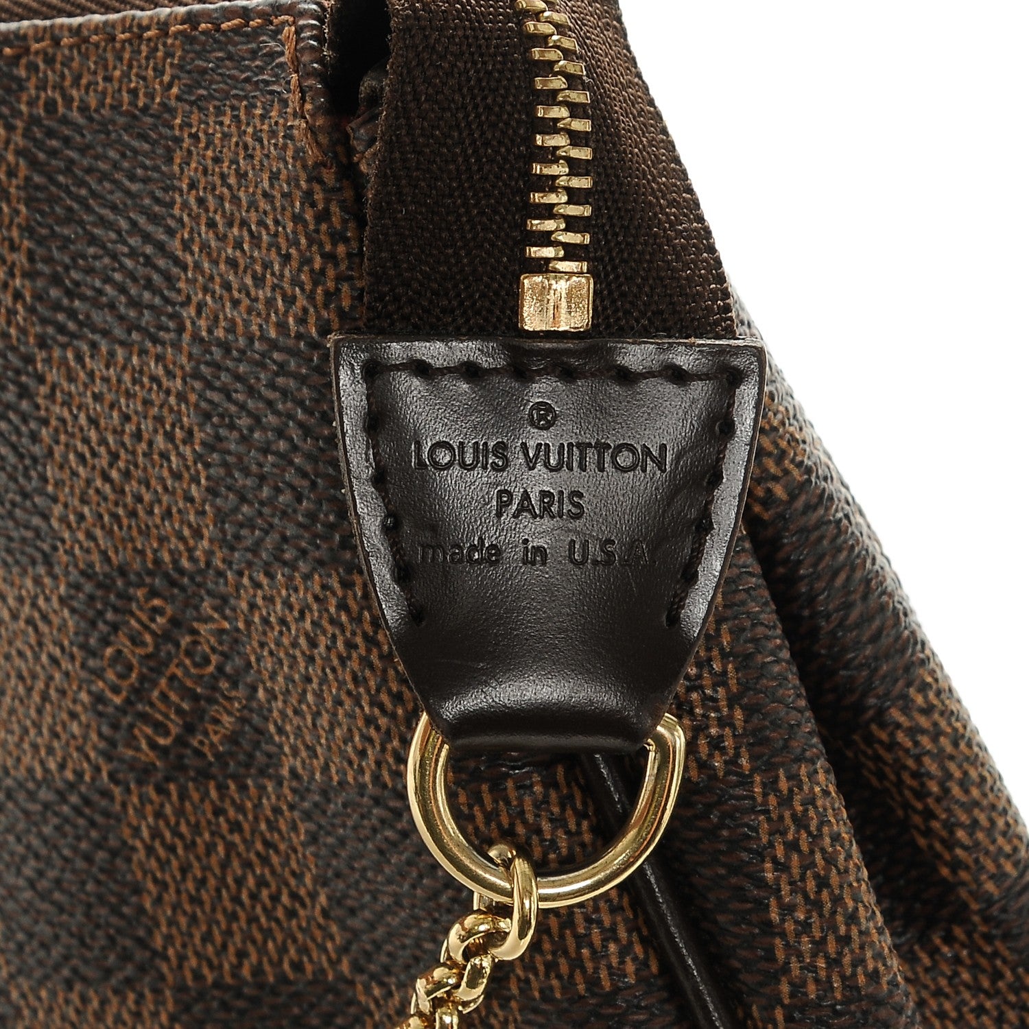 Louis Vuitton Damier Ebene Eva Clutch 6 of 6