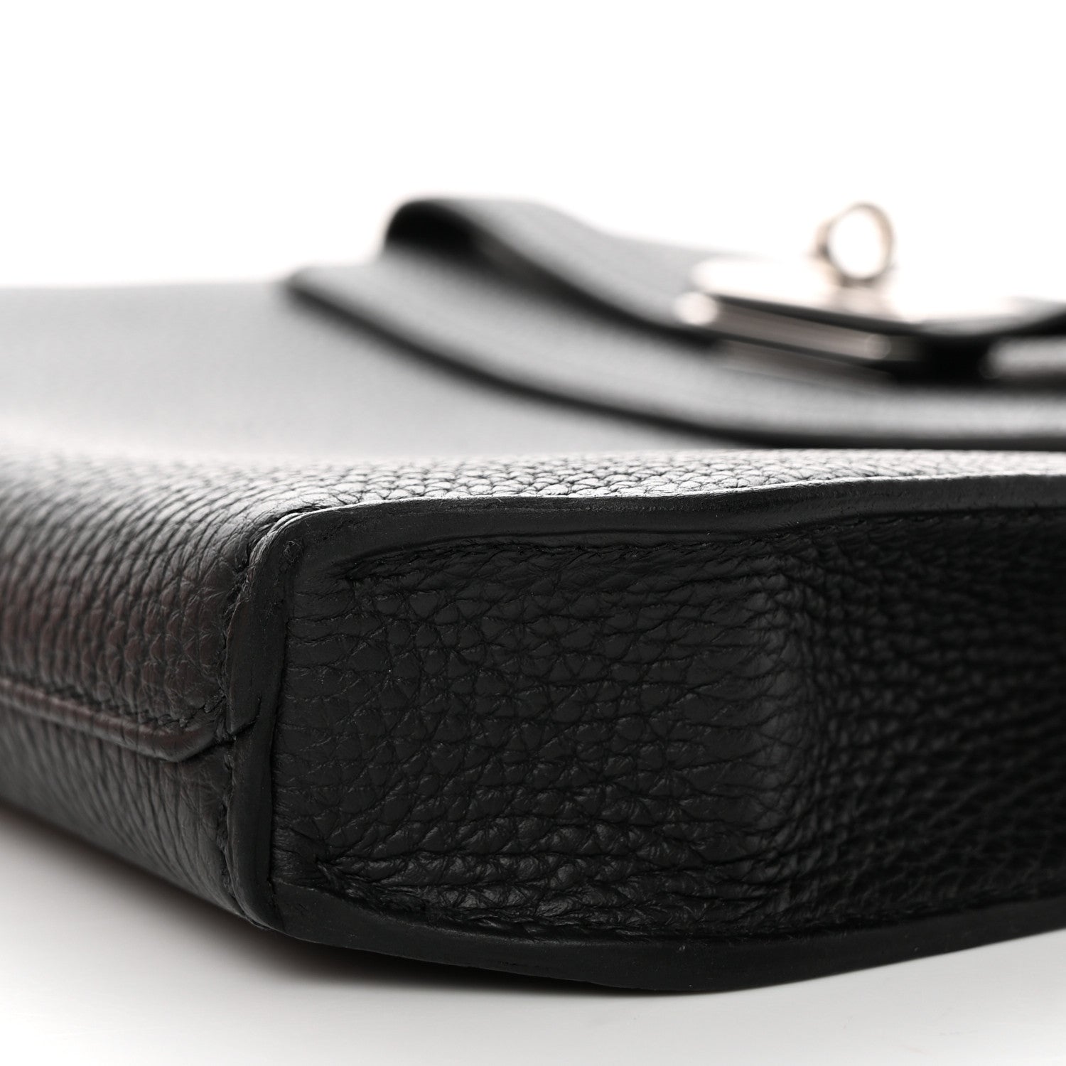 Hermes Togo Kelly Depeches 25 Pouch Black 10 of 11