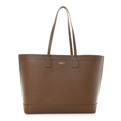 Burberry Grainy Calfskin Medium London Tote Bag Earth 1 of 9