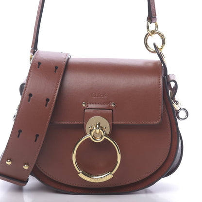 Chloe Calfskin Small Tess Bag Sepia Brown 9 of 9