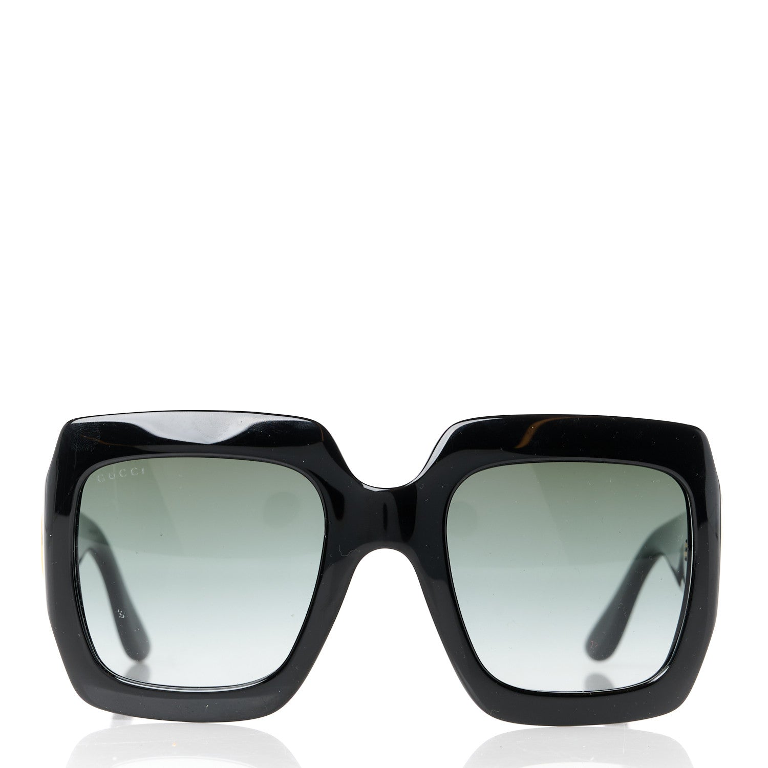 Gucci Acetate Square Frame Sunglasses GG0053S Black 2 of 8