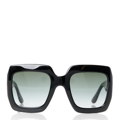 Gucci Acetate Square Frame Sunglasses GG0053S Black 2 of 8