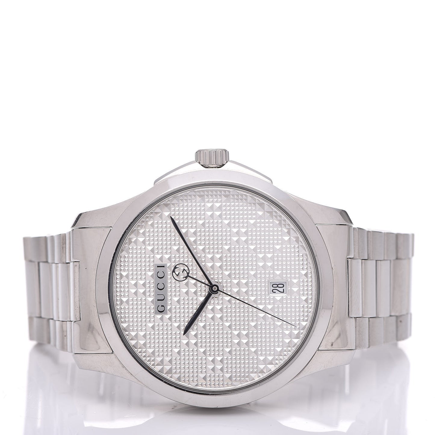 Stainless Steel 38mm G-Timeless Diamante Quartz Watch