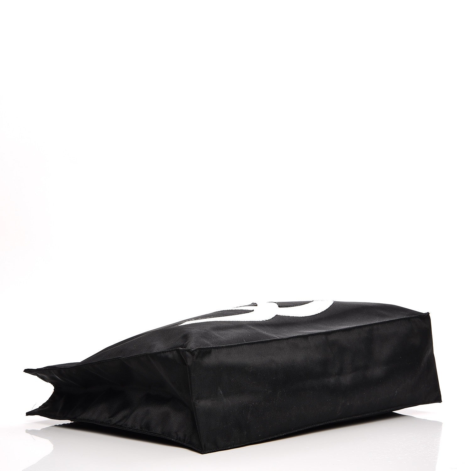 Chanel Canvas Chain Jumbo CC Tote Black 4 of 13
