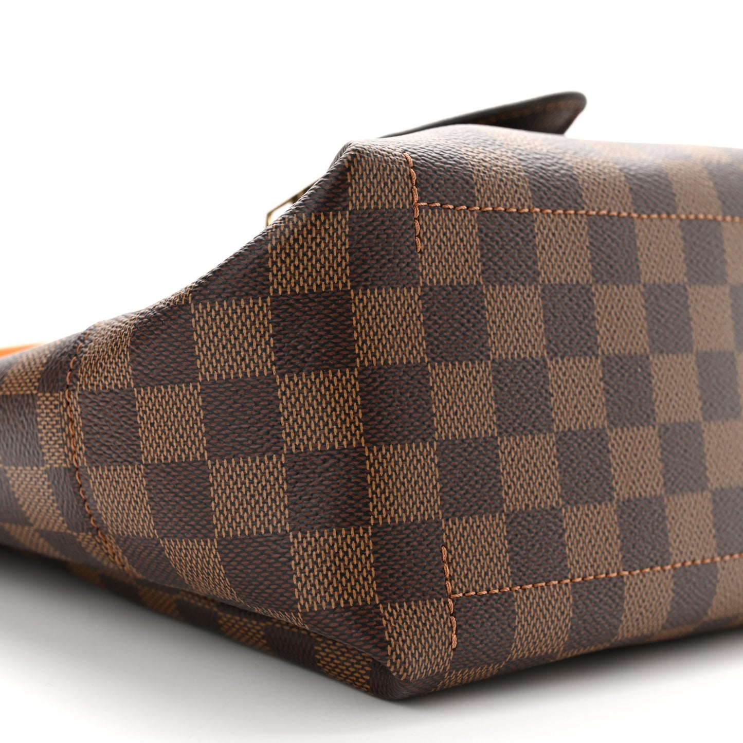 Damier Ebene Belmont PM Safran
