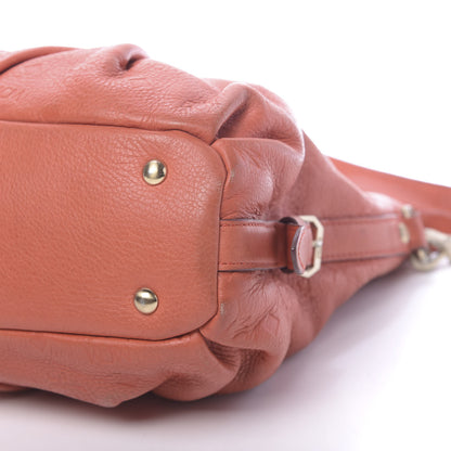 MCM Calfskin Ottomar Monogram Tote Hot Coral 14 of 14