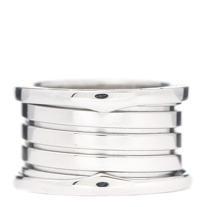 Bulgari 18K White Gold B.Zero1 Five-Band Ring 55 7.25 1 of 7