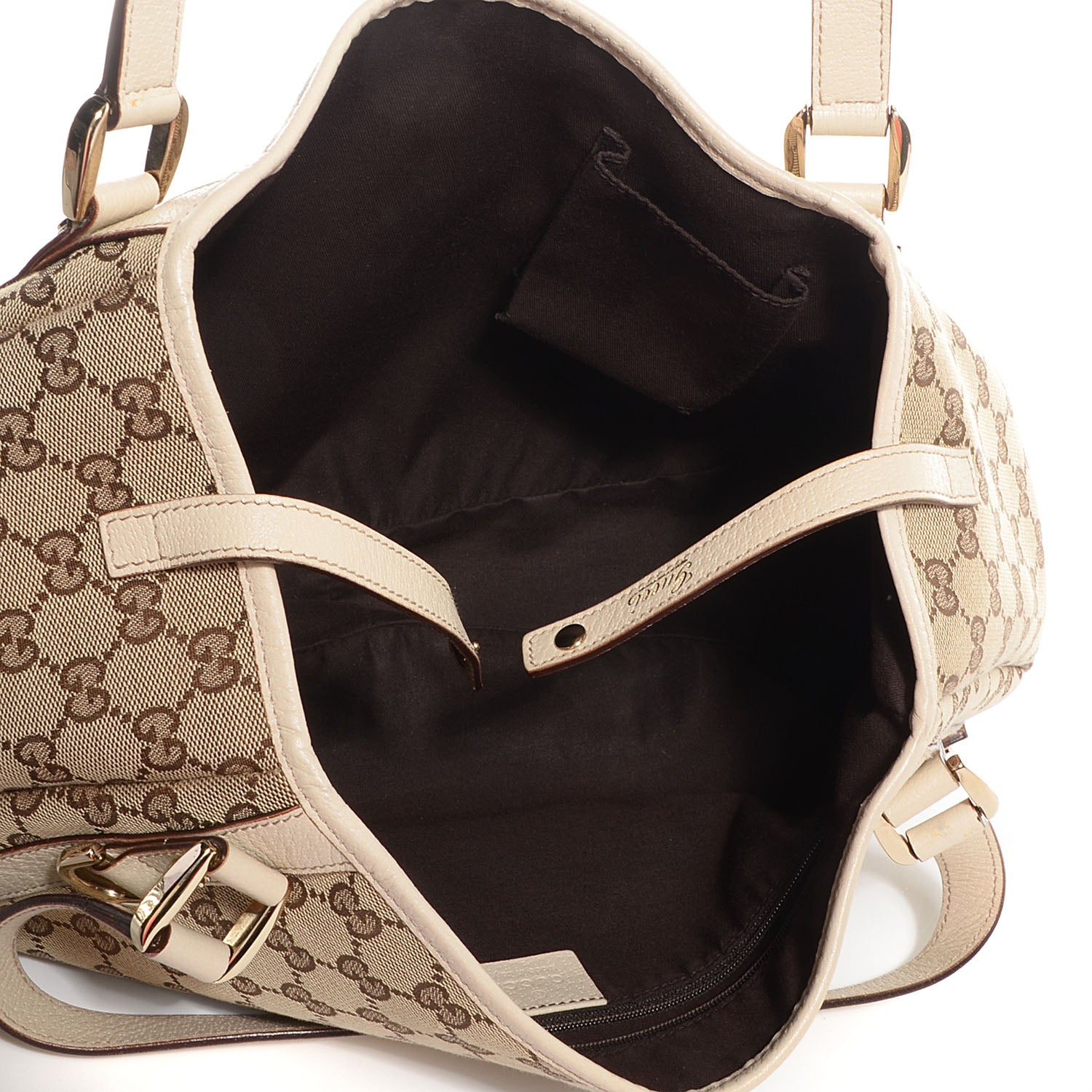 Gucci Monogram Medium Abbey Shoulder Bag Off White 5 of 7