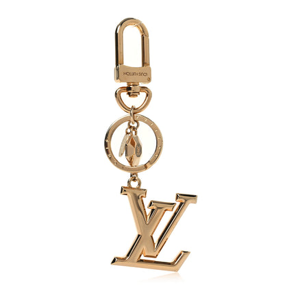 Louis Vuitton LV Facettes Bag Charm Key Holder Gold 1 of 4