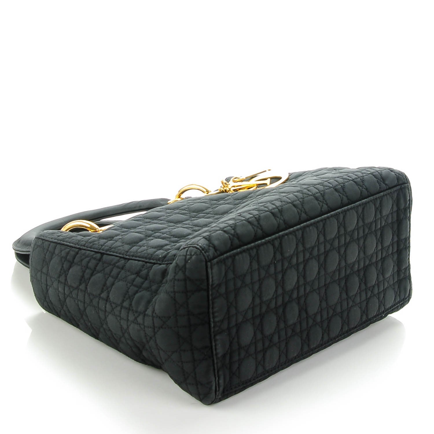 Christian Dior Nylon Cannage Medium Lady Dior Black 4 of 7