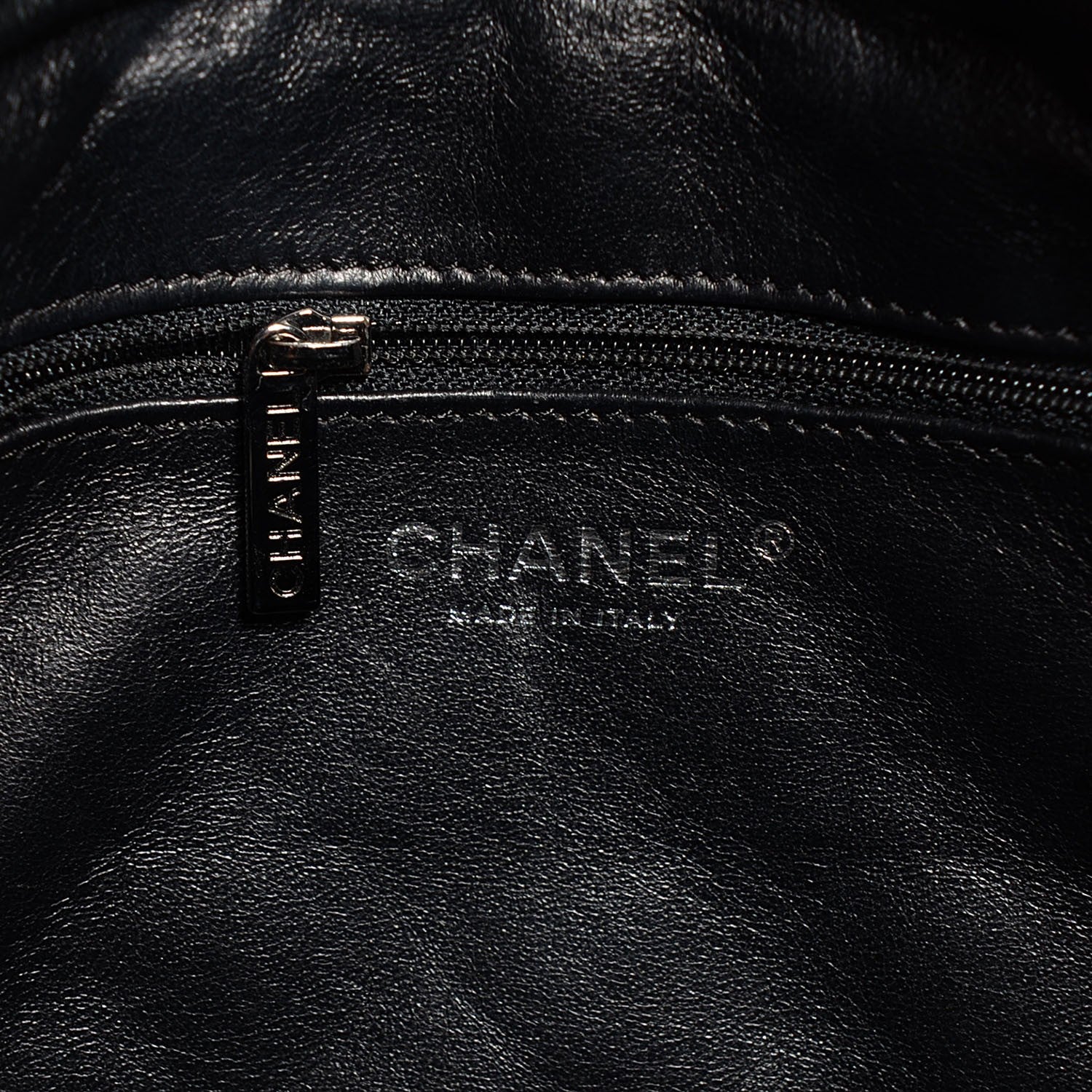 Chanel Metallic Aged Calfskin Quilted Medium Reissue Camera Case Black 6 of 7