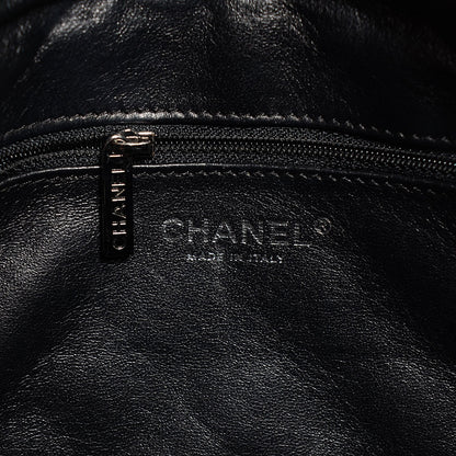 Chanel Metallic Aged Calfskin Quilted Medium Reissue Camera Case Black 6 of 7