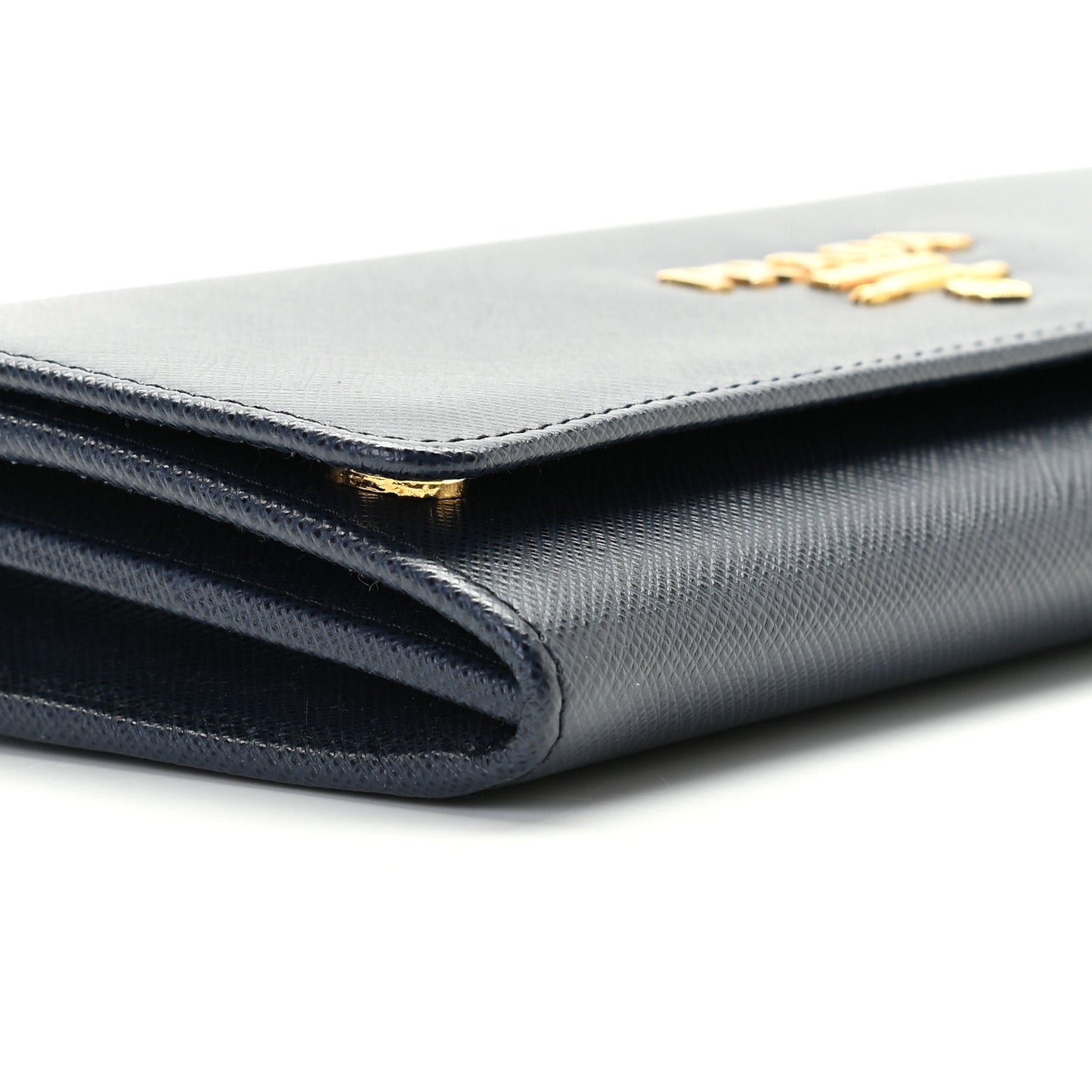 Saffiano Lux Chain Wallet Baltico