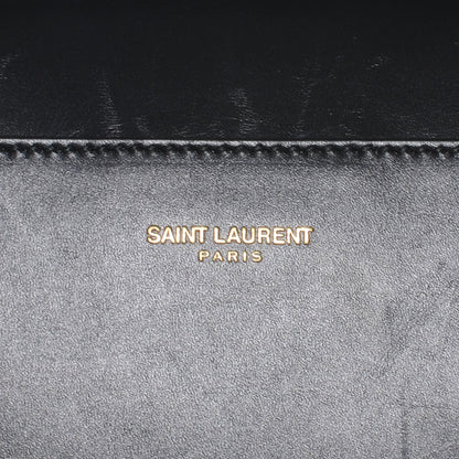 Saint Laurent Leather Classic Duffle 12 Bag Black 6 of 8