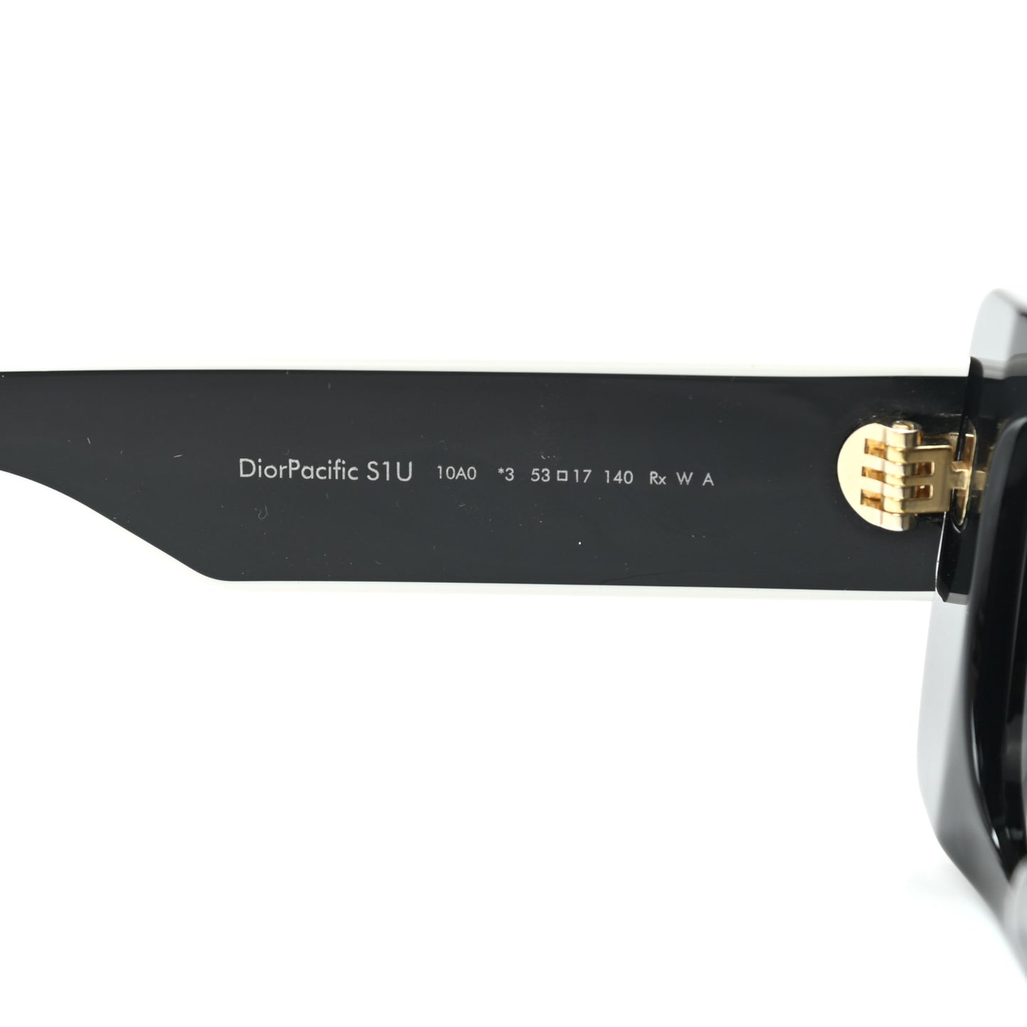 Diorpacific S1U Square Sunglasses Black