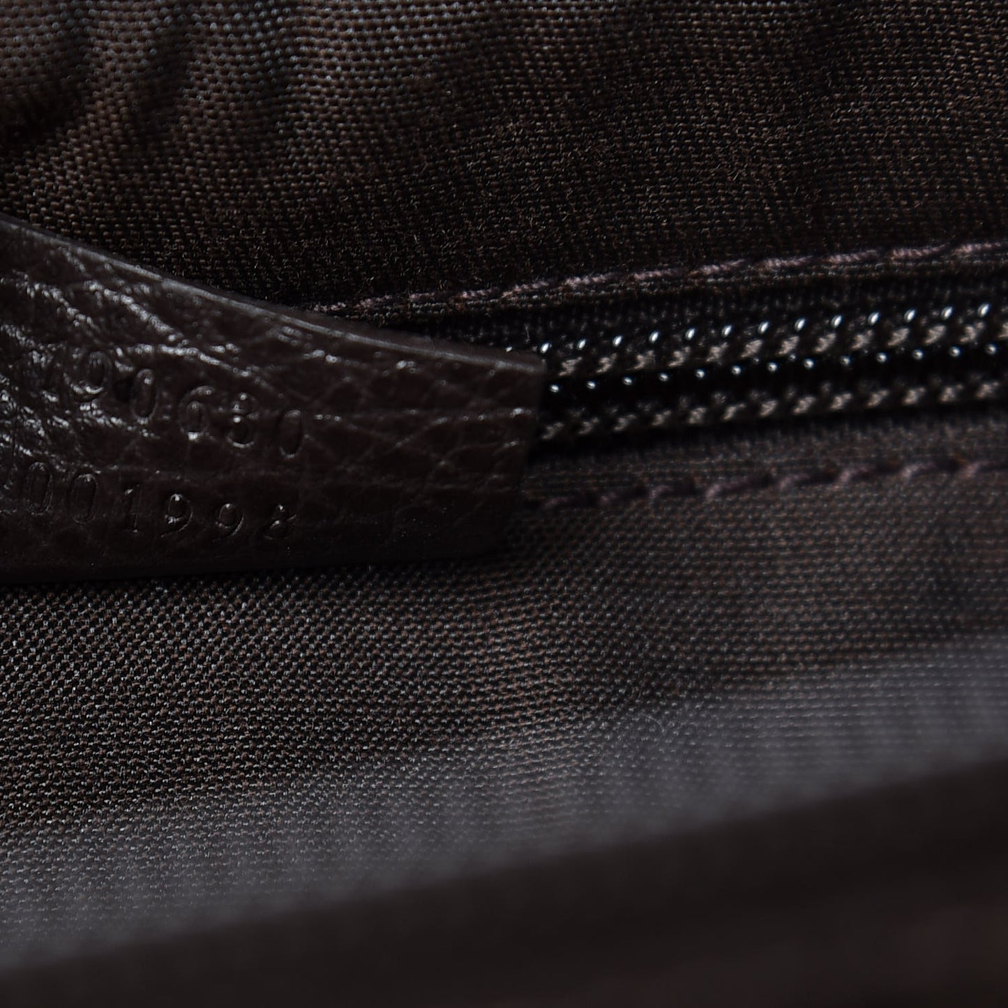 Crystal Monogram Large Tote Brown