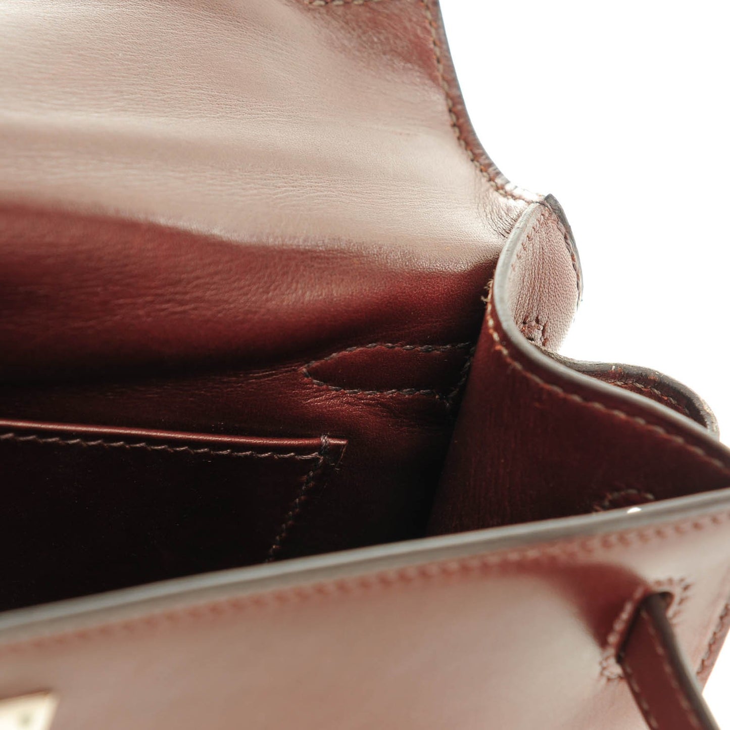 Evercalf Kelly Pochette Clutch Havane