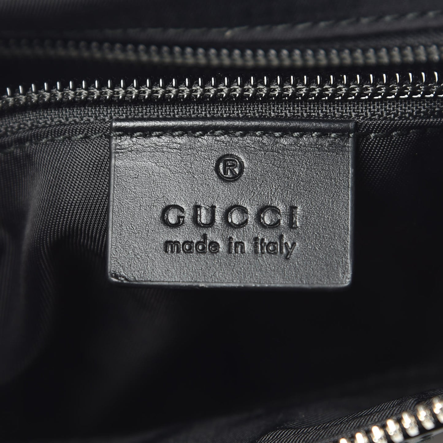 GG Supreme Monogram Web Messenger Bag Black