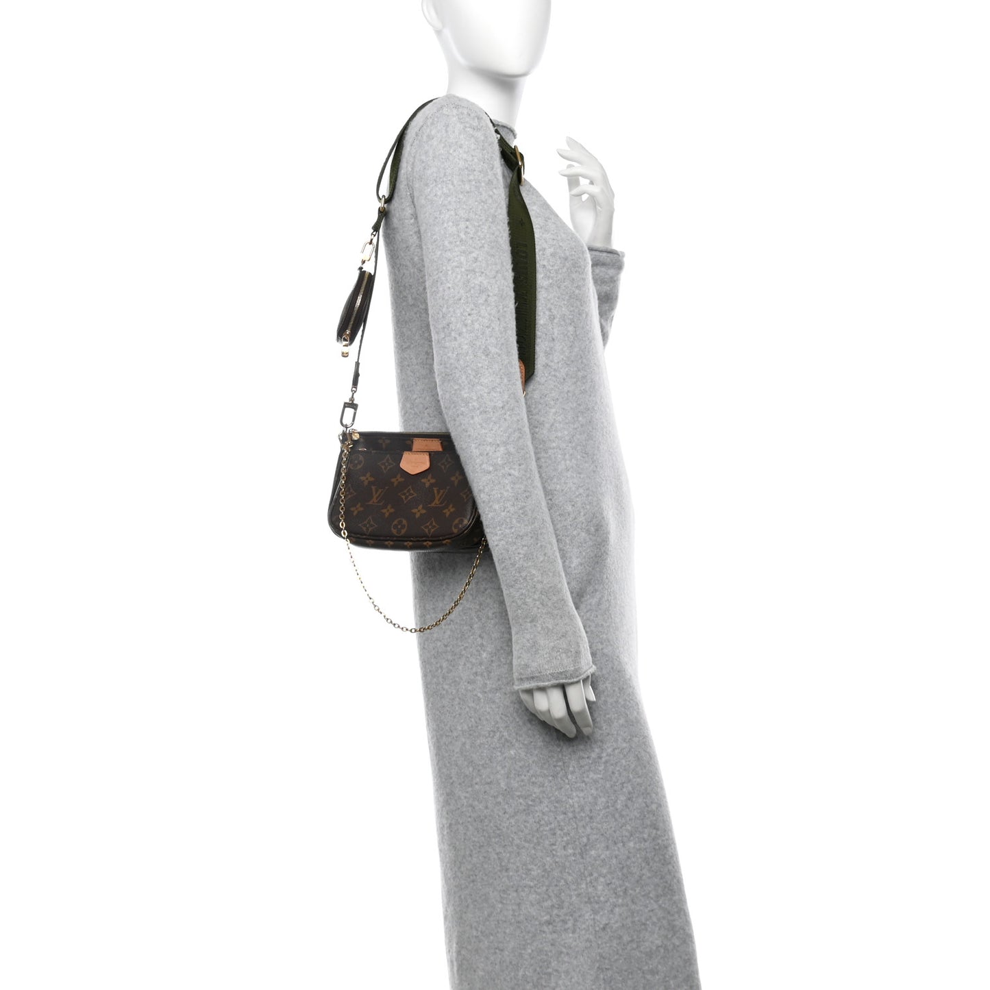 Monogram Multi Pochette Accessories Kaki