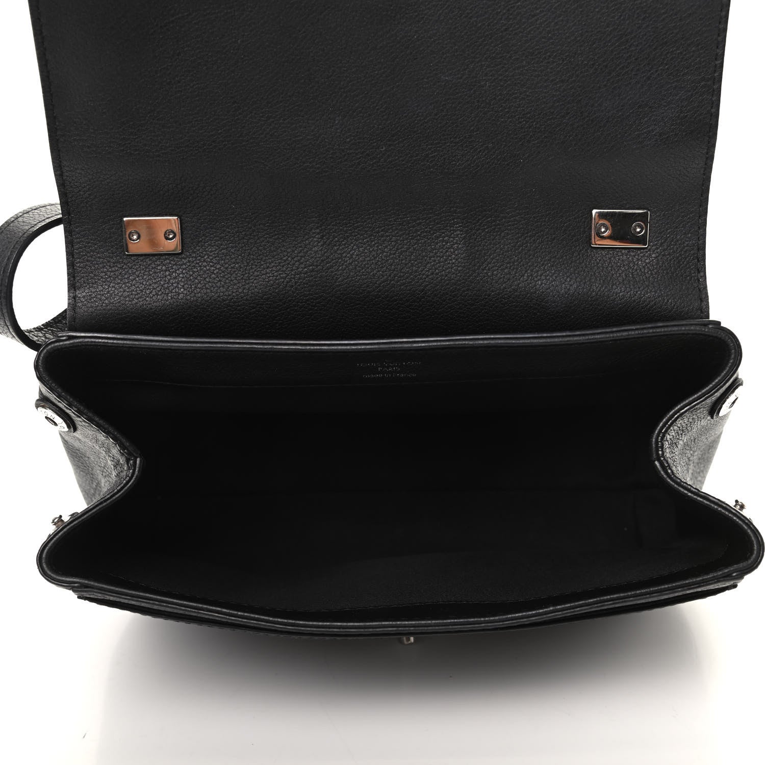 Louis Vuitton Calfskin Lockme II Chain Bag BB Black 5 of 8