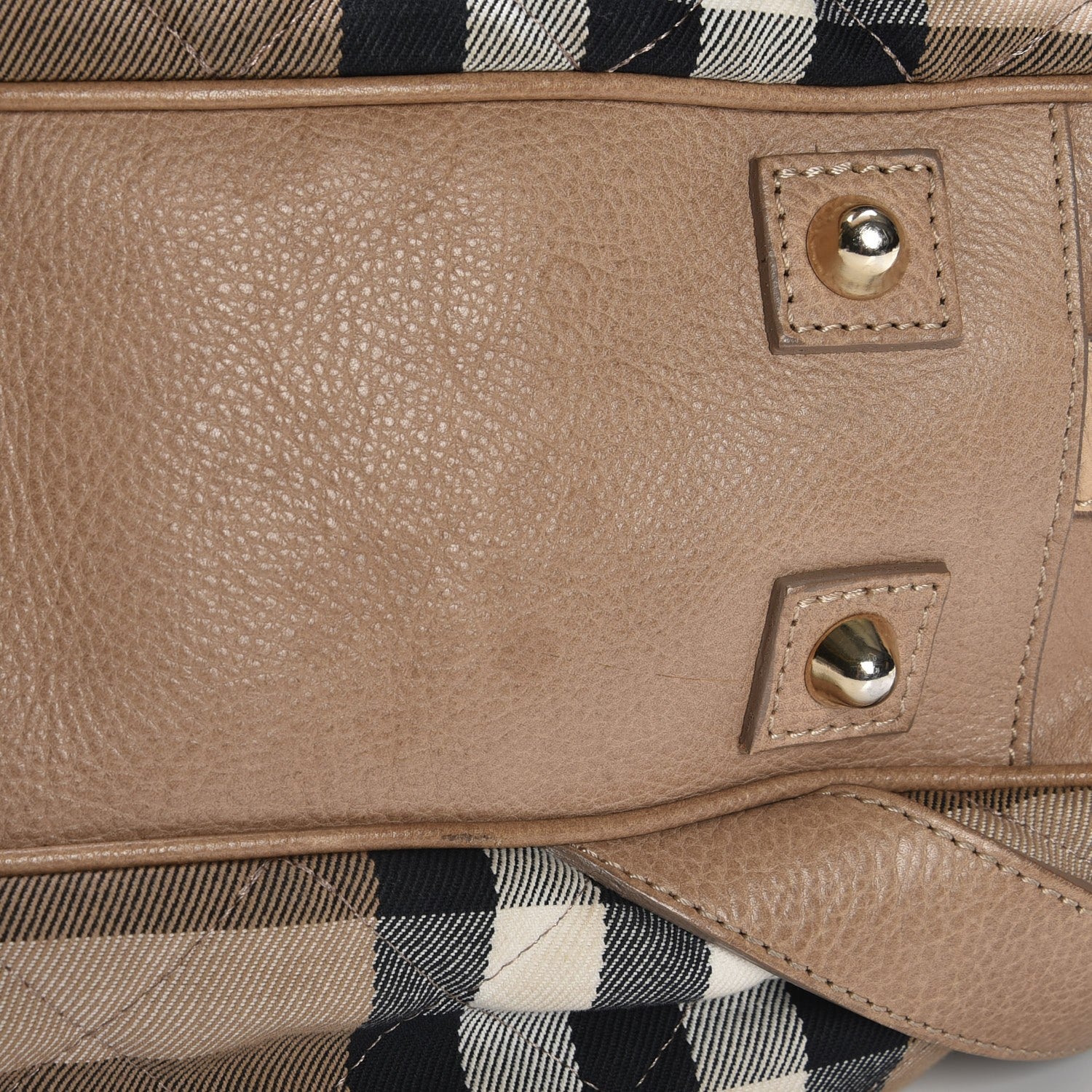 Burberry Grainy Calfskin House Check Margaret Bag Light Nude 14 of 15