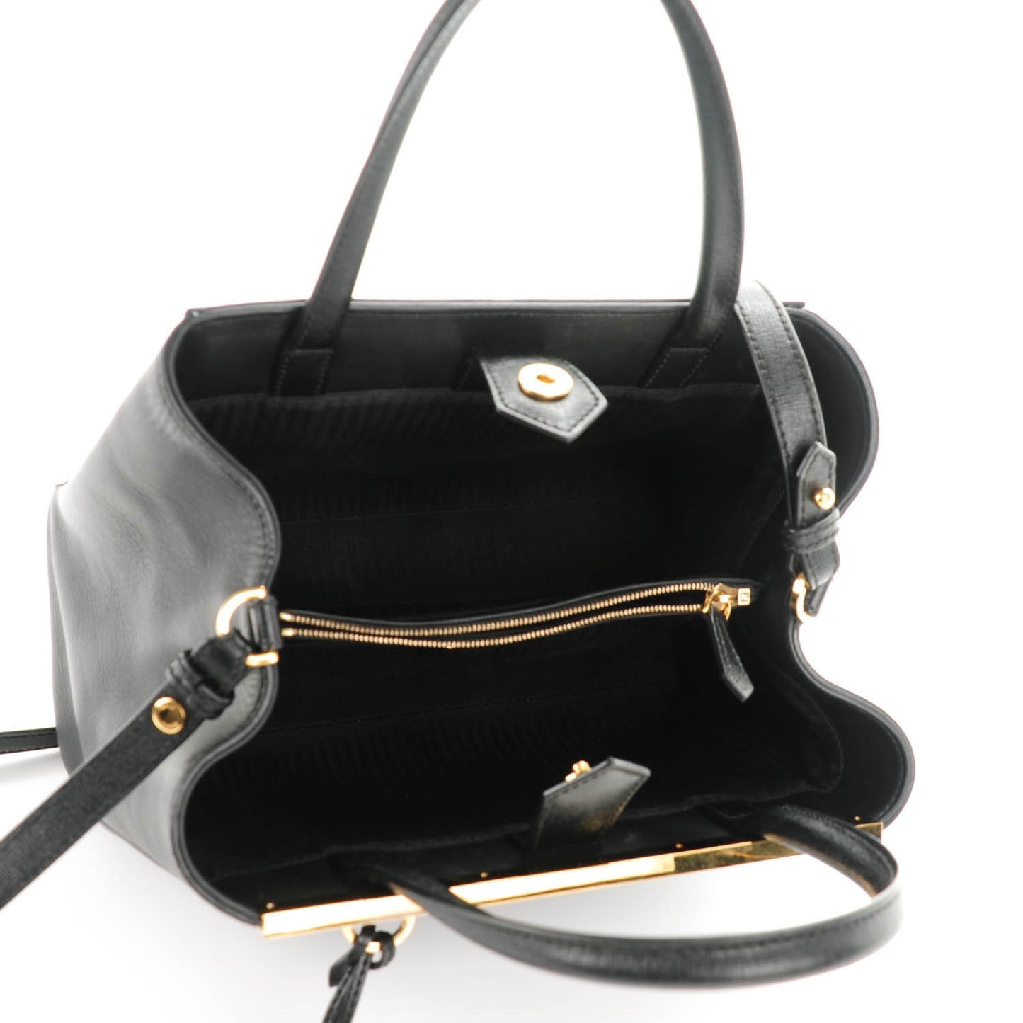 Vitello Elite Petite 2Jours Tote Black