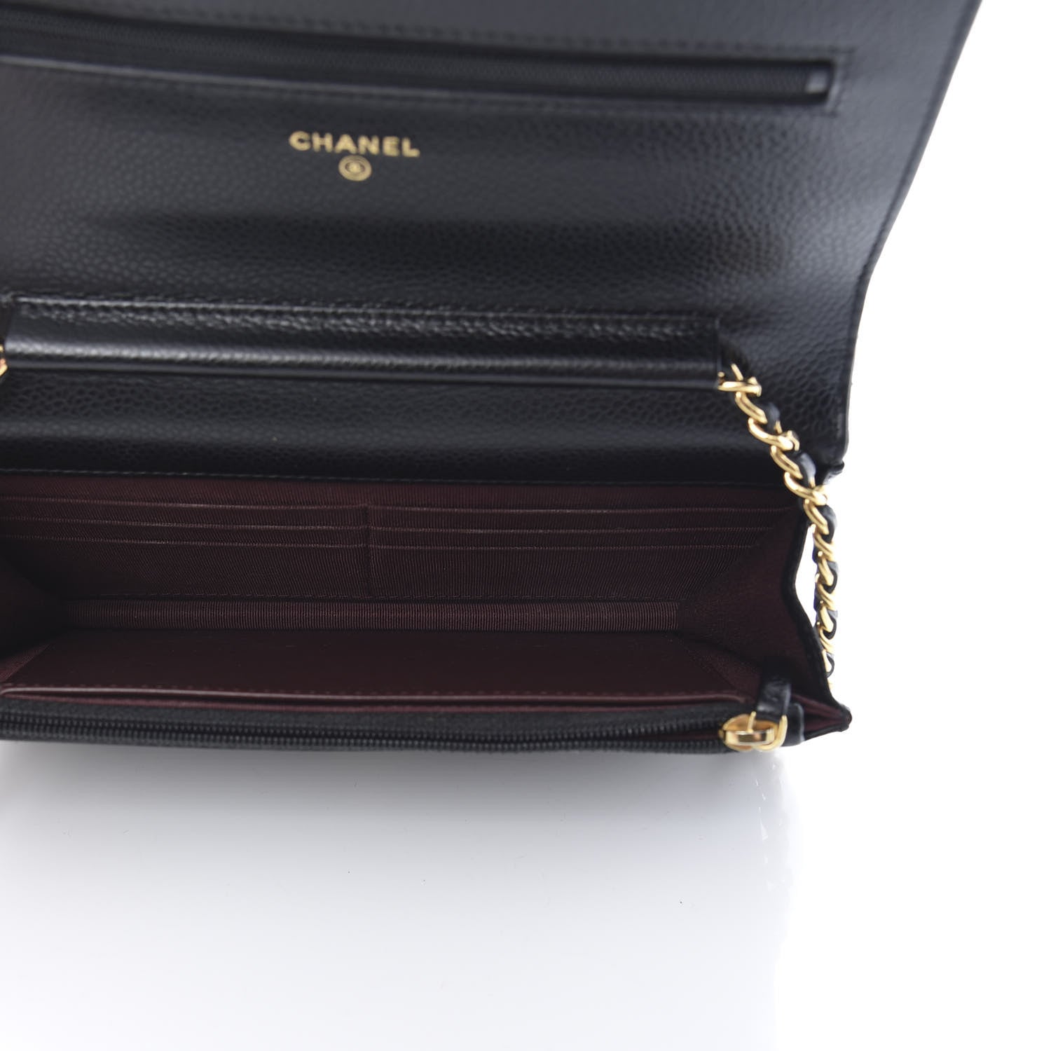 Chanel Caviar Quilted Wallet On Chain WOC Black 5 of 11