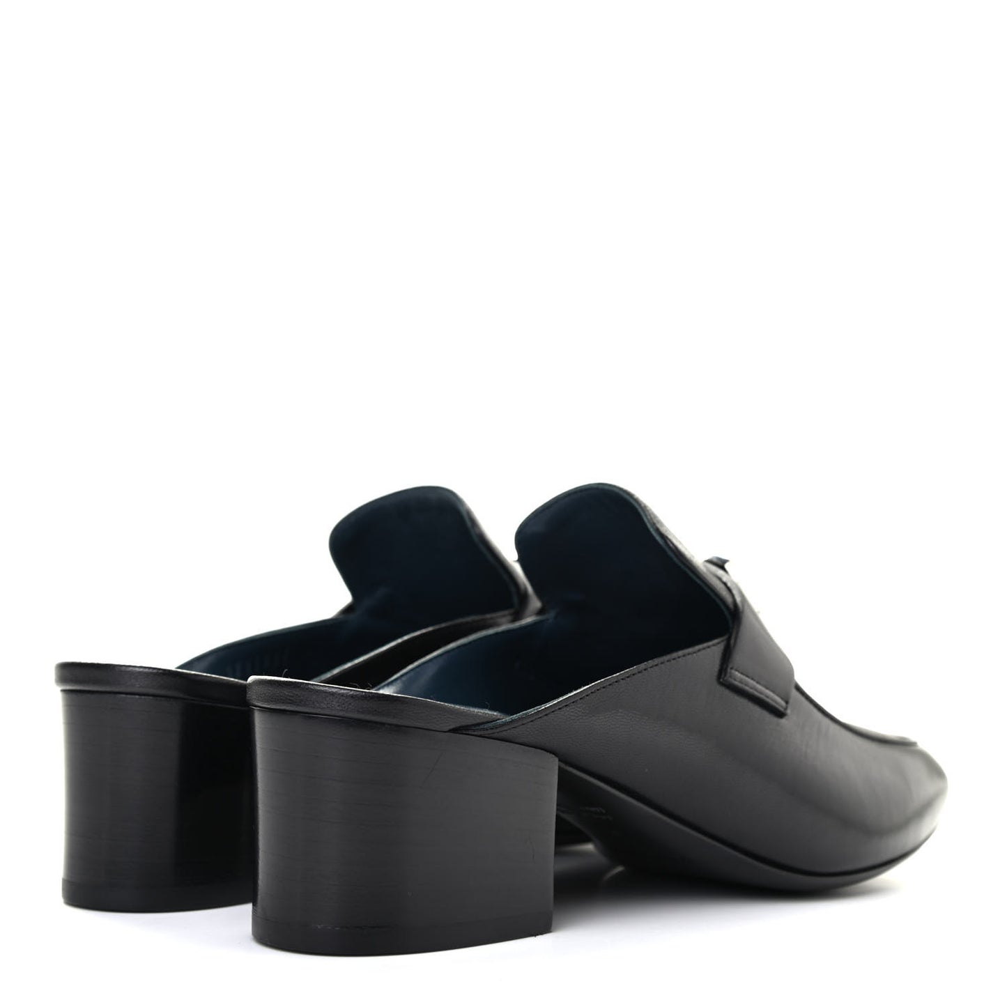 Goatskin Paradis Mules 37 Black