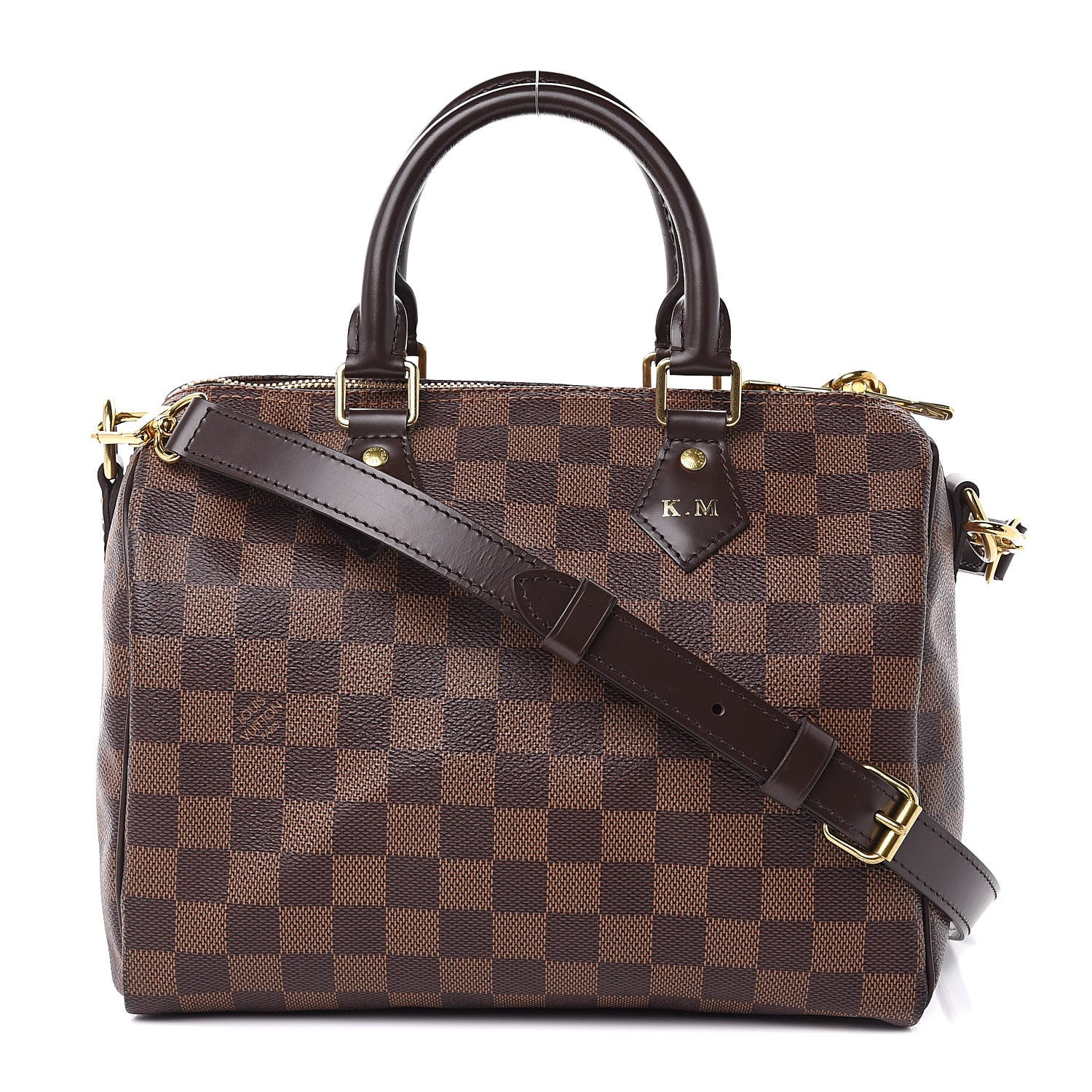 Louis Vuitton Damier Ebene Speedy Bandouliere 25 1 of 12