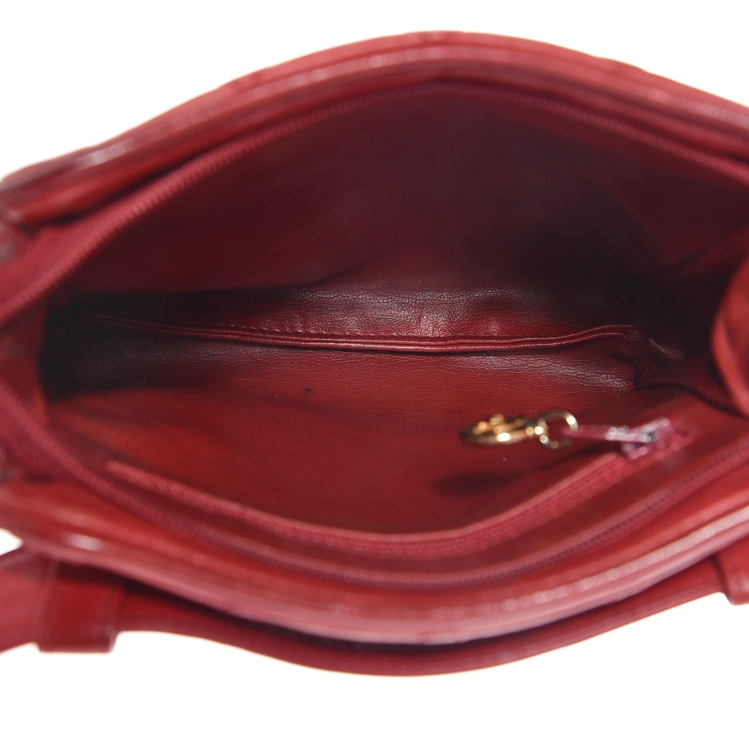 Chanel Lambskin Quilted Belt Bag 75 30 Red 5 of 14