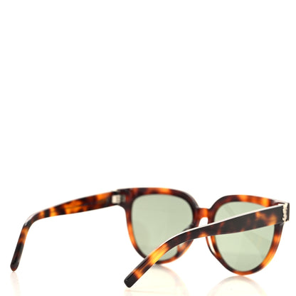 Saint Laurent Acetate Round Sunglasses SL M28/F Tortoise 4 of 7