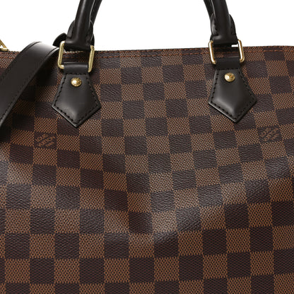 Louis Vuitton Damier Ebene Speedy Bandouliere 30 8 of 10