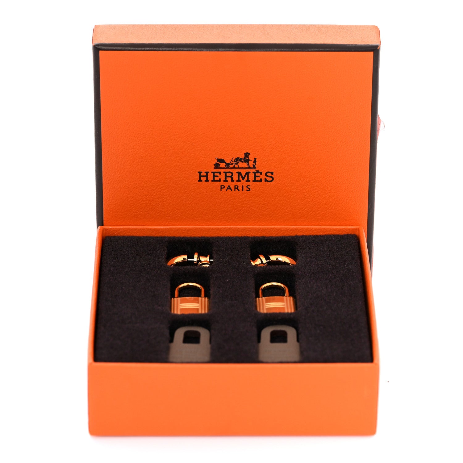 Hermes Swift O'Kelly Earrings Etoupe 7 of 7