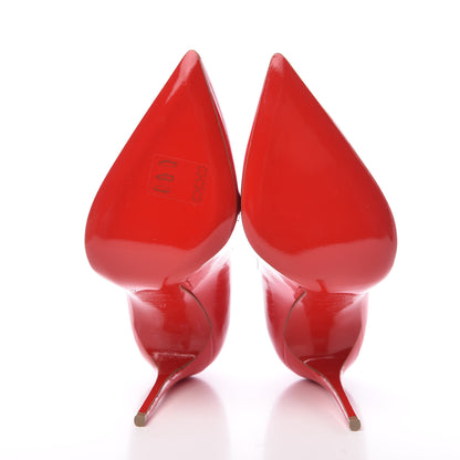 Christian Louboutin Patent Pigalle Follies 100 Pumps 37 Pavot 5 of 12
