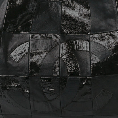 Chanel Patent Patchwork Brooklyn Tote Black 9 of 11