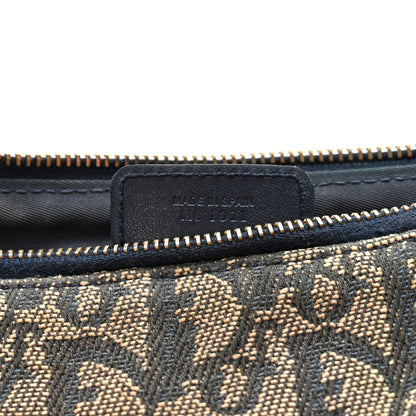 Christian Dior Monogram Mini Saddle Pochette Navy 7 of 14