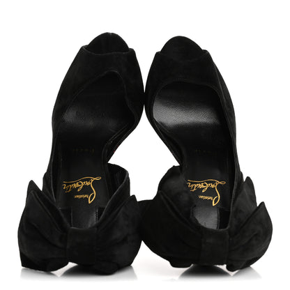 Christian Louboutin Suede Rabakate 100 Pumps 36 Black 2 of 12